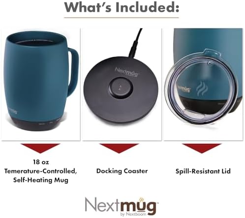 Nextmug Plus - Temperature-Controlled, Self-Heating Coffee Mug - Image 3