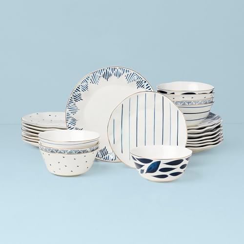 Lenox Blue Bay Porcelain 24-Piece Dinnerware Set for 8 - Image 2