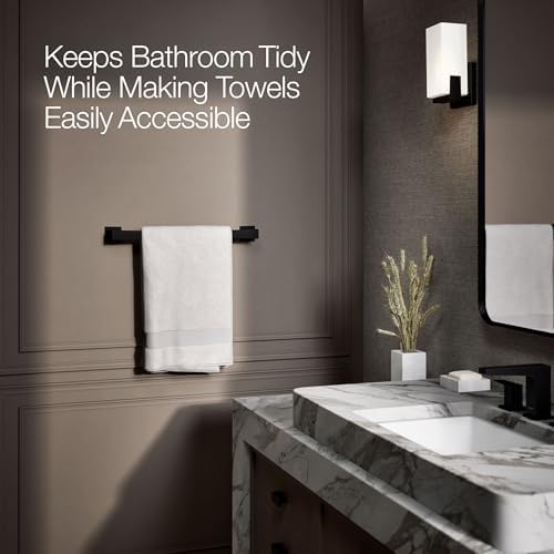 Kohler 26633-BL Honesty® 18" Towel bar, Matte Black - Image 3