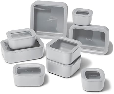 Caraway 22-Piece Glass Food Storage Set, Storage Containers for Food by Unknown