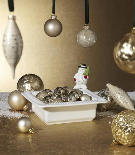 Lenox 894246 Profile Winter Snowman Popper, White, Christmas & Holiday Hosting - Image 6
