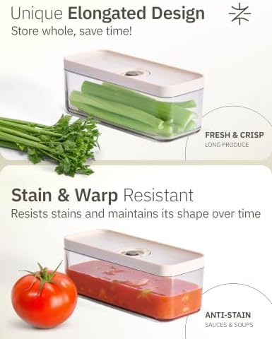 5pcs Vacuum Containers for Food Storage with Compact Vacuum Sealer - Image 5