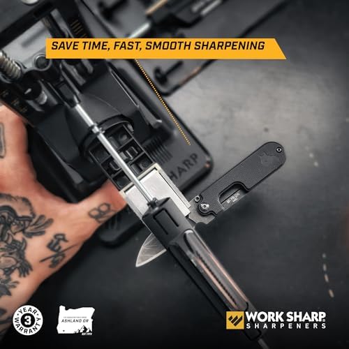 Work Sharp Precision Adjust Elite Knife Sharpener - Fixed Angle Sharpening System for Kitchen & Pocket Knives - Professional Guided Knife Sharpening Tool - Image 5