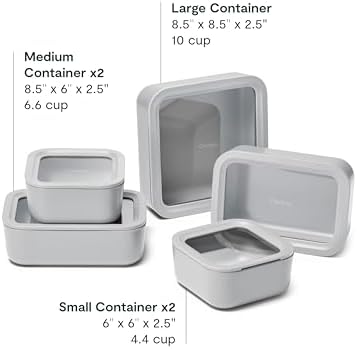 Caraway 13-Piece Glass Food Storage Container Set - Image 3