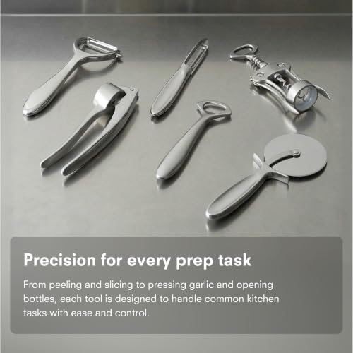 Public Goods Kitchen Tool Set | 6 Piece Kitchen Utensil Set - Image 3