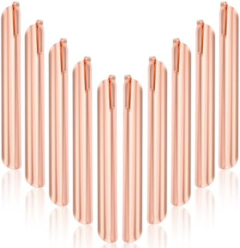 Food Scraper, Restaurant Crumb Sweepers, Stainless Steel Crumbers for Servers, Table Crumber Tool Restaurant Supplies for Waiters, Waitresses and Servers (10 PACK, Rose Gold) by HKDGYHON