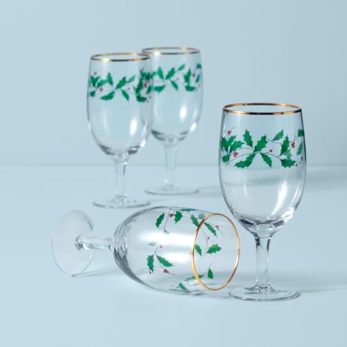 Lenox Holiday Christmas Glass Tumblers, Set of 4 - Image 3
