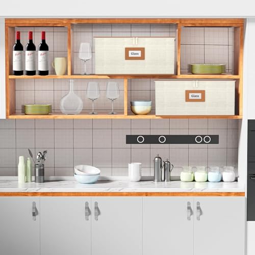 2-Pack Wine Glass Storage Box with Dividers, Hard Shell Stemware Storage - Image 6