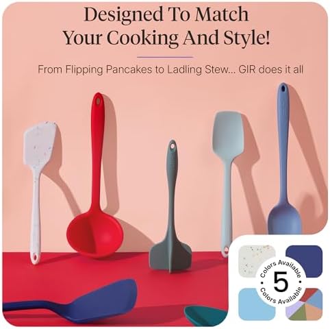 GIR: 5-Piece Silicone Ultimate Kitchen Utensils Set – Black - Image 6