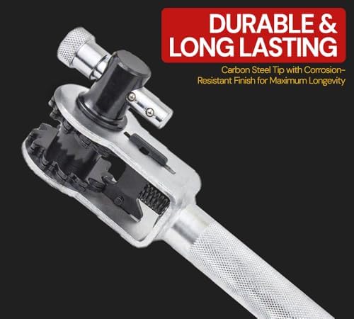 Mytee Products 2 Pack 39.5" Combination Ratcheting Winch Bar for Flatbed Trailer - Chrome Carbon-Steel Combo Winch Bar with Non-Slip Handle & Square Head for Chain Lever Binders - Image 4