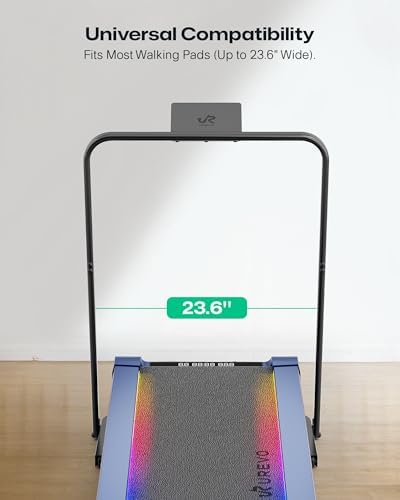 UREVO Walking Pad Handle Bar Only, Universal Compatible for Walking Pads 23.6'' Wide, Transform WalkingPad Into a Treadmill in Seconds, Easy Moving with Wheels, Quick Assembly, Sturdy Design - Image 3