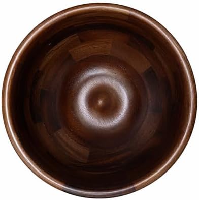 Premium Solid Walnut Wood Mixing Bowl, Compatible with KitchenAid 4.5 & 5 QT Tilt-Head Stand Mixer, Wooden Mixing Bowls for Mixer with Stainless Steel Locking Base, A Thoughtful Gift for Mixer Owners - Image 4
