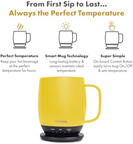 Nextmug - Temperature-Controlled, Self-Heating Coffee Mug - Image 3