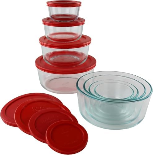 Pyrex Simply Store (8-Pack) Glass Food Storage Containers Set - Image 3