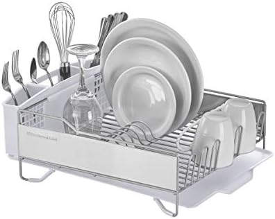 Kitchenaid Stainless Steel Full Dishrack, Size, Satin White - Image 2