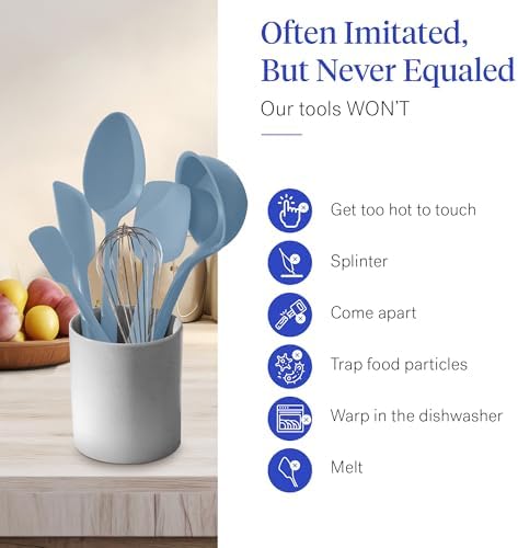 GIR: 10-Piece Silicone Ultimate Kitchen Utensils Set – Slate - Image 6