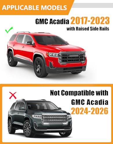 KINGGERI 300lbs Cross Bars Roof Racks for GMC Acadia 2017-2023 - Image 2