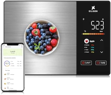 EILISON Smart Kitchen Scale,TFT Display Food Scale,Nutrition Calculator by EILISON