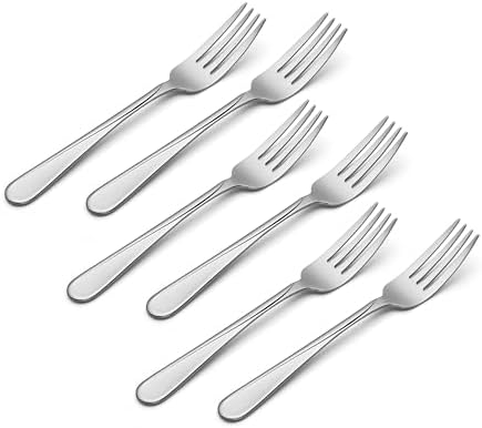 Oneida Flatware Flight Dinner Forks 18/0 Silverware Set for 6, (6-Piece) - Image 2