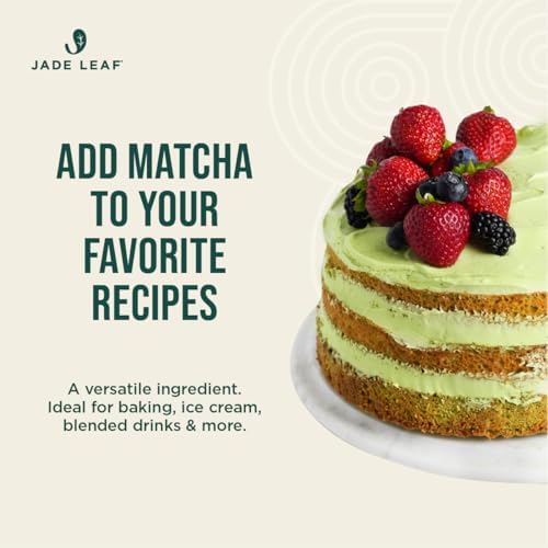 Jade Leaf Matcha Organic Culinary Grade Matcha Powder - Japanese Green tea for Baking, Smoothies, Lattes, and Skin Care, 100g / 3.53 Ounce (Pack of 2) - Image 6