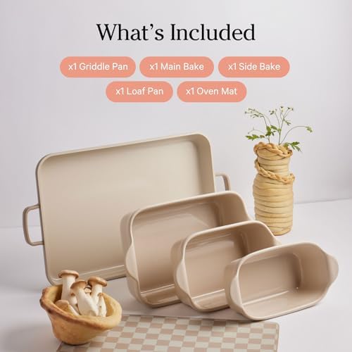 Our Place Bakeware Set, 5-Piece Nonstick Ceramic Bakeware & Griddle Pan - Image 6