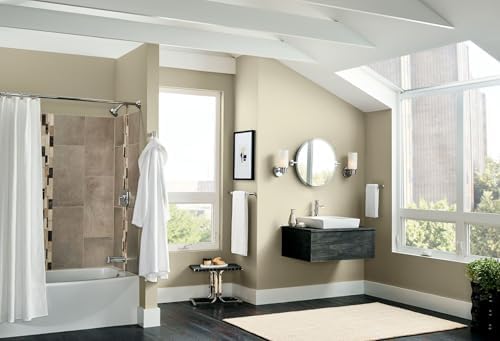 Moen BH3886CH Genta LX Chrome 6.8-in Wall Mount Towel Bar - Image 2