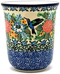 Polish Pottery Mug - 16 oz. Bistro - Unikat Signature U3271 by Polish+Pottery+Gallery