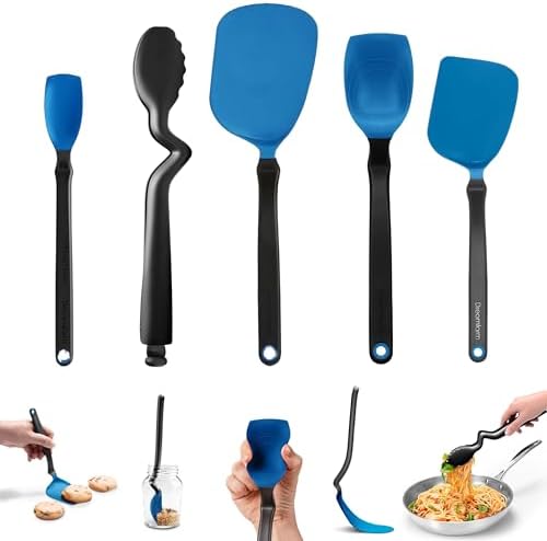Dreamfarm Everyday Kitchen Essentials Classic Blue - Classic BlueBlack, Set of 5 by Dreamfarm