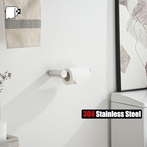 JQK Bathroom Hardware Set Polished Steel, 5-Piece Bath Accessories Set Wall Mount Includes 24 in Towel Bar, Towel Ring, Toilet Paper Holder, 2 Towel Hooks, BAS625-CH - Image 6