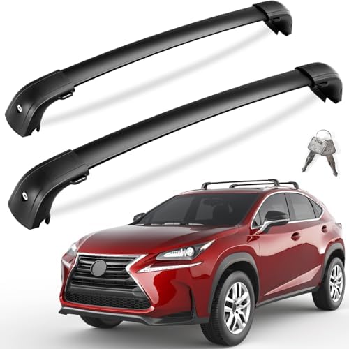 Roof Rack Cross Bars for 2015-2021 Lexus NX NX200 NX200T NX300 NX300H by KINGGERI