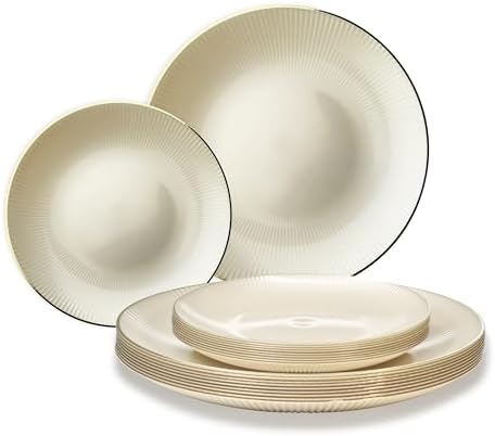OCCASIONS 120 Plates Pack,(60 Guests) Heavyweight by OCCASIONSFINESTPLASTICTABLEWARE