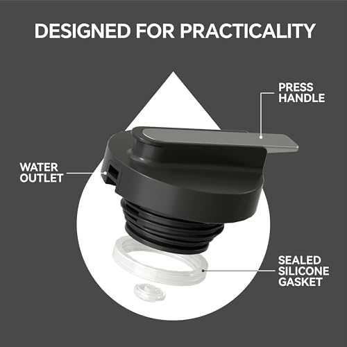 IDEUS Thermal Coffee Carafe 50oz, Beverage Dispenser Black - Image 4