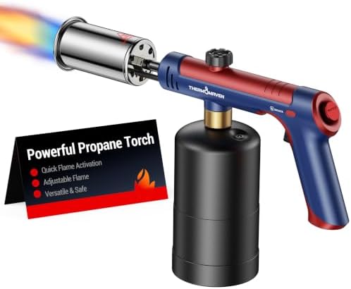ThermoMaven Propane Torch Gun, One-Touch Max Fire Flame Thrower by ThermoMaven