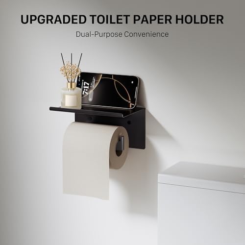 20-Piece 23.6 Inch Matte Black Bathroom Hardware Accessories Set - Image 4