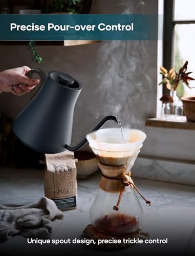 INTASTING Gooseneck Electric Kettle with ±1℉ Temperature Control, 0.9L - Image 4