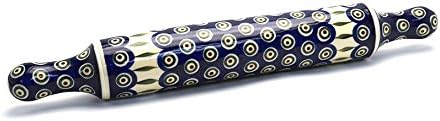 Polish Pottery Rolling Pin - Peacock by Polish+Pottery+Gallery