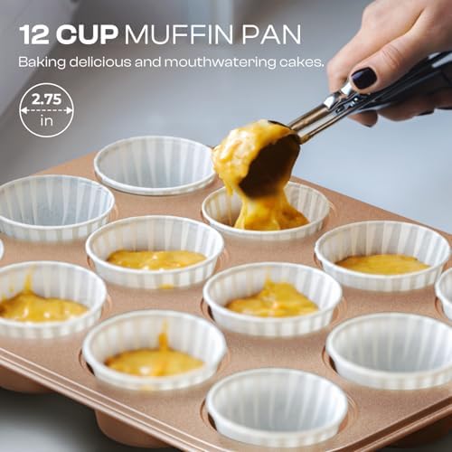 Baking Pans Set 8-Piece Bakeware Sets, Baking Sets for Nonstick Pan Set - Image 4
