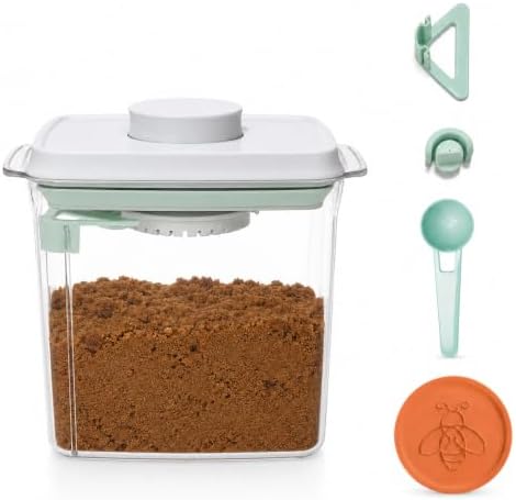 1.8 Qt Brown Sugar Container with Keeper, Scoop and Airtight Lid by Unknown