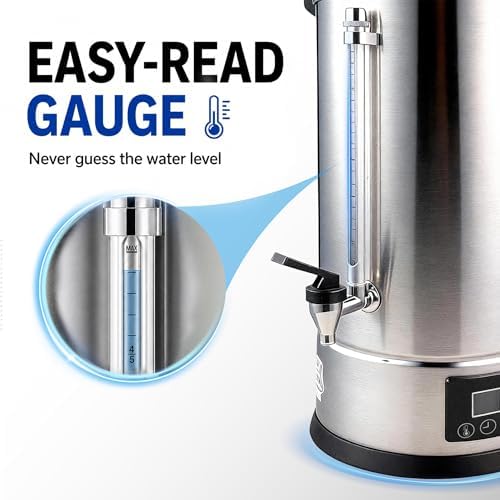 11L (45 Cups) Hot Water Dispenser Urn, Commercial Hot Water Boiler - Image 6