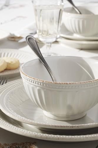 Lenox French Perle Groove White Dinnerware Set with Accent Plates - Image 4