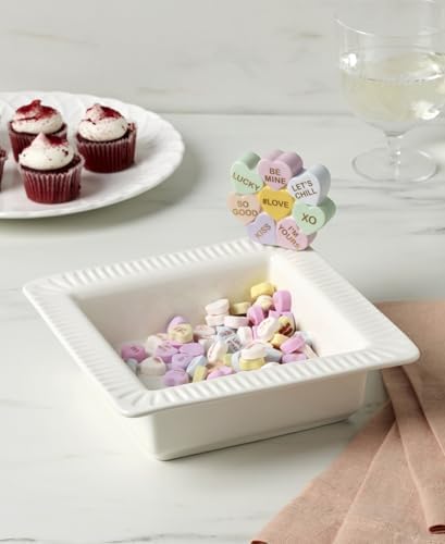 Lenox Profile Poppers Square Bowl, 1.63, White - Image 4