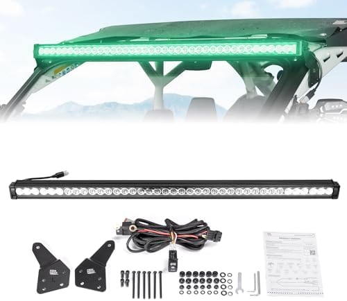 KEMIMOTO 50" LED Light Bar Compatible with Can-Am Maverick X3 2017+ by kemimoto