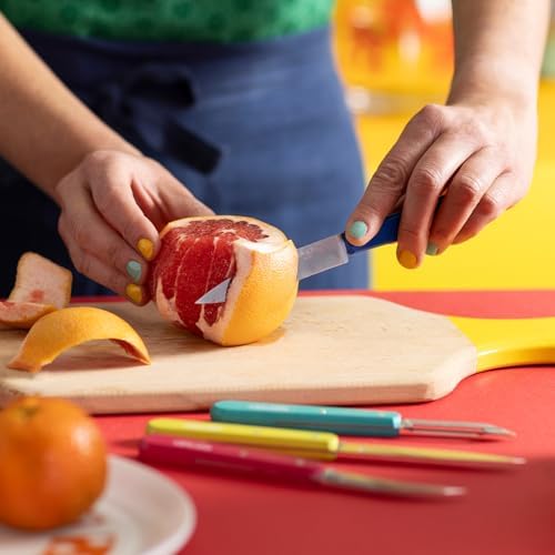 OPINEL Les Essentials 4 Piece Kitchen Prep Knife Set, Wood Handles (Pop 80) - Image 5