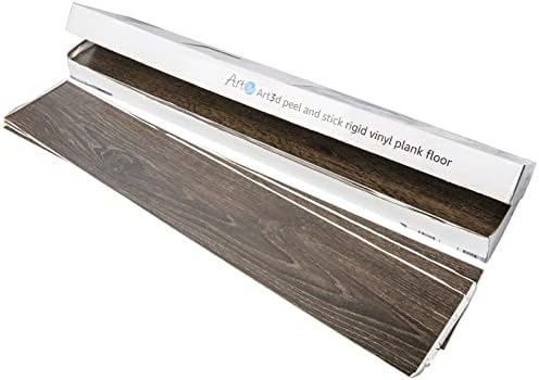 Art3d 36-Pack Peel and Stick Vinyl Floor Tiles (54 Sq.Ft), Brown Stone - Image 4