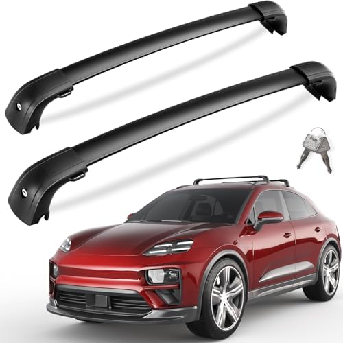 KINGGERI 300lbs Roof Rack Cross Bars for Porsche Macan 2014-2024 by KINGGERI