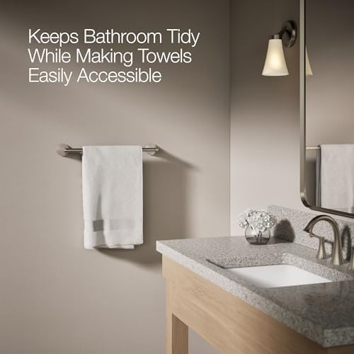 Kohler 35931-BN Buckley™ 18" towel bar, Vibrant Brushed Nickel - Image 3