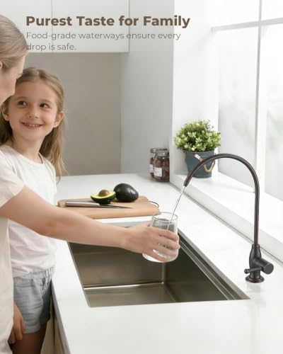 WEWE Drinking Water Faucet Vintage Design, Non-Air Gap, Oil Rubbed Bronze - Image 7