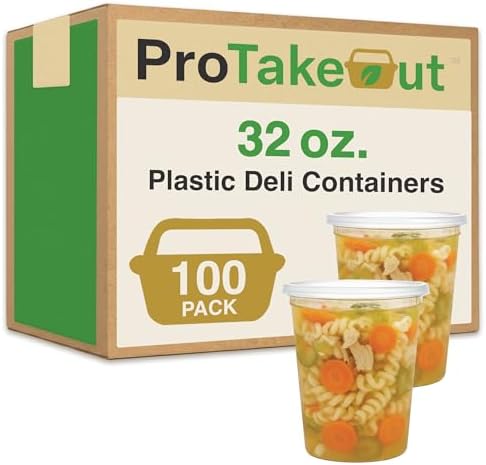 Reusable Plastic BPA-Free Food Storage Deli Container Leak‑Proof by ProTakeOut