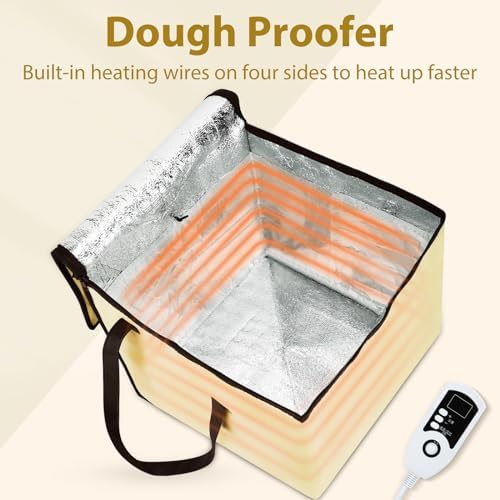 Dough Proofer with Heater, Bread Pizza Dough Proofing kit Temperature Control Proofing Accessories for Making Bread, Yogurt, Natto and Handmade Soap - Image 2