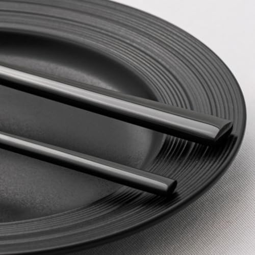 Black Silverware Set for 4, 20-Piece Stainless Steel Flatware Cutlery Set - Image 6